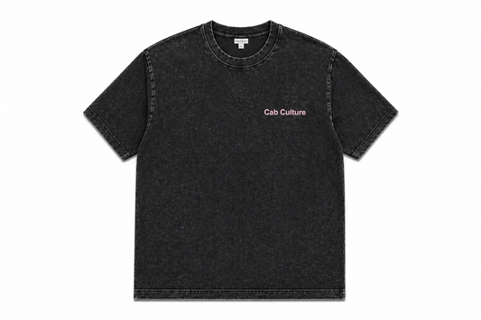 Acid wash-Pink Tee